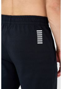 EA7 Emporio Armani - EA7 Dres męski z bluzą z kapturem, Rozmiar S. Kolor: niebieski. Materiał: dresówka