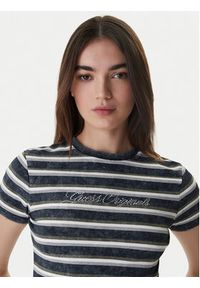 Guess T-Shirt W6RI41 J1314 Granatowy Regular Fit. Kolor: niebieski. Materiał: bawełna #4