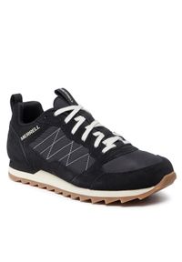 Merrell Półbuty Alpine Sneaker 14 J16695 Czarny. Kolor: czarny. Materiał: zamsz, skóra