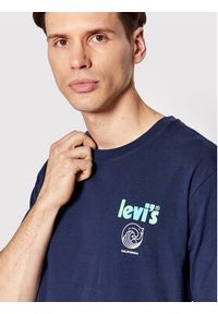 Levi's® T-Shirt Surf Club 16143-0625 Granatowy Relaxed Fit. Kolor: niebieski. Materiał: bawełna #5