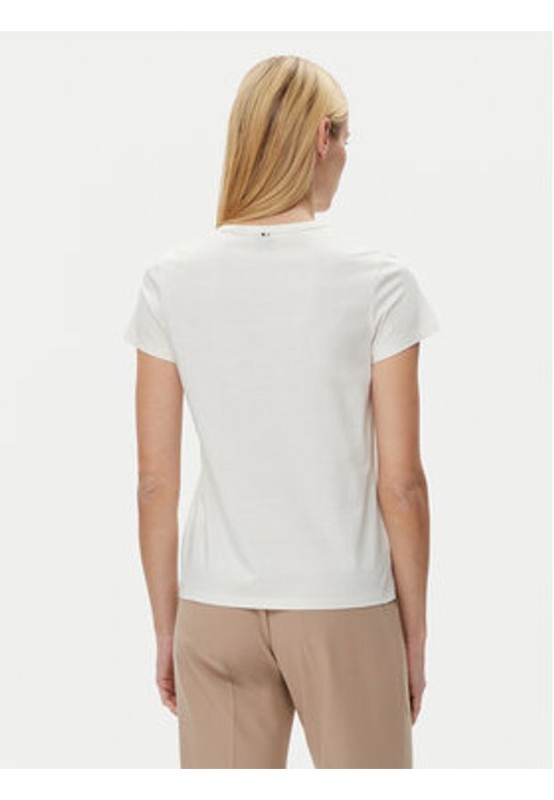 BOSS T-Shirt Eventsa6 50534800 Biały Regular Fit. Kolor: biały. Materiał: bawełna
