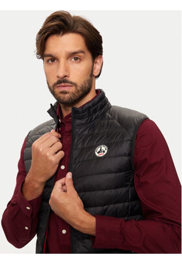 Jott Kamizelka Tom P000MDOW04 Czarny Slim Fit. Kolor: czarny. Materiał: syntetyk