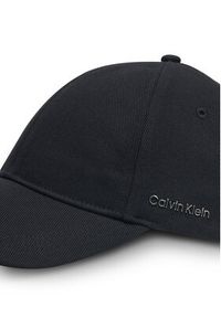 Calvin Klein Czapka z daszkiem Cotton Twill Cap K60K612910 Czarny. Kolor: czarny. Materiał: materiał, bawełna