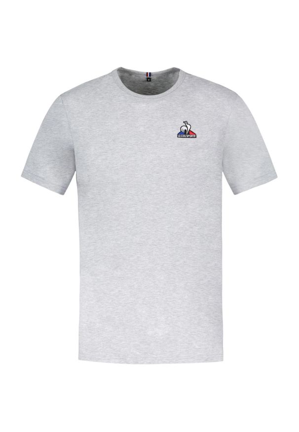 Le Coq Sportif - T-shirt do pilates męski ESS Tee SS N°4 M. Kolor: szary. Sport: joga i pilates