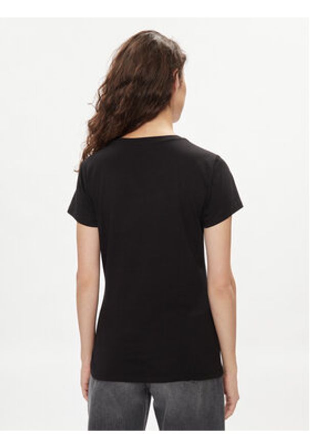 Liu Jo T-Shirt MA4340 JS923 Czarny Regular Fit. Kolor: czarny. Materiał: bawełna