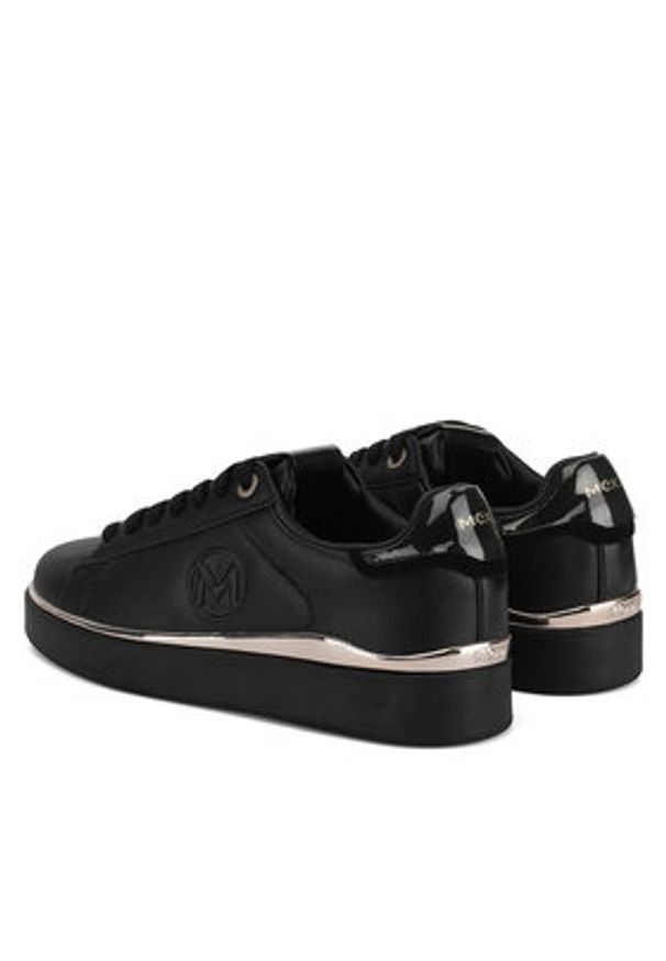MEXX Sneakersy MI001010543W Czarny. Kolor: czarny. Materiał: skóra, zamsz