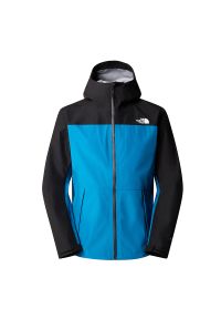 Kurtka The North Face Dryzzle Futurelight 0A7QB2UID1 - niebiesko-czarna. Kolor: wielokolorowy, czarny, niebieski. Materiał: poliester. Wzór: aplikacja. Styl: elegancki. Sport: turystyka piesza #1