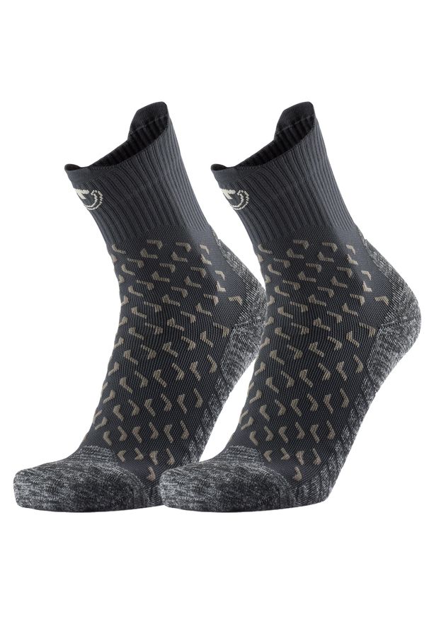 Skarpety trekkingowe doroslych Therm-ic Outdoor UltraCool Crew wysokosc goleni. Kolor: szary. Materiał: poliamid, elastan. Sport: outdoor