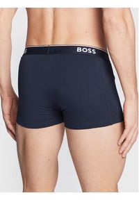 BOSS - Boss Komplet 3 par bokserek Power 50475274 Granatowy. Kolor: niebieski. Materiał: bawełna #5