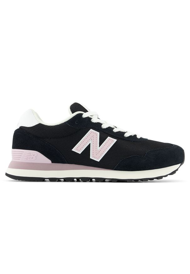 Buty damskie New Balance WL515CBR – czarne. Okazja: na co dzień. Kolor: czarny. Materiał: materiał, zamsz, syntetyk, guma, skóra. Szerokość cholewki: normalna. Wzór: motyw zwierzęcy, nadruk