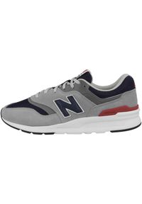 Buty do chodzenia męskie New Balance 997. Zapięcie: sznurówki. Kolor: szary. Materiał: tkanina, materiał, skóra, syntetyk. Szerokość cholewki: normalna. Sport: turystyka piesza