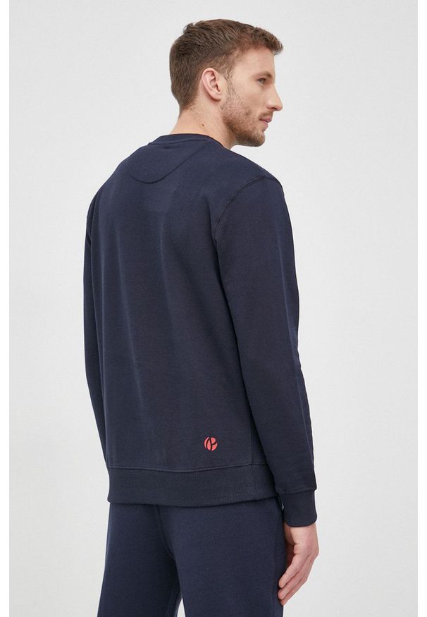 Pepe Jeans bluza bawełniana DAREK męska kolor granatowy gładka. Kolor: niebieski. Materiał: bawełna. Wzór: gładki