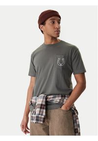 RVCA T-Shirt EVYZT00274 Zielony Regular Fit. Kolor: zielony. Materiał: bawełna #4