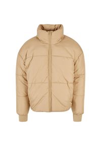Kurtka krótka duża Urban Classics. Kolor: beżowy. Materiał: puch. Długość: krótkie #1