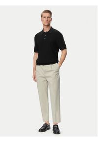 Calvin Klein Polo LV04LG313G Czarny Regular Fit. Typ kołnierza: polo. Kolor: czarny. Materiał: bawełna #2