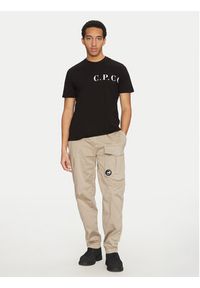 C.P. Company T-Shirt 18CMTS139A005100W Czarny Regular Fit. Kolor: czarny. Materiał: bawełna #3