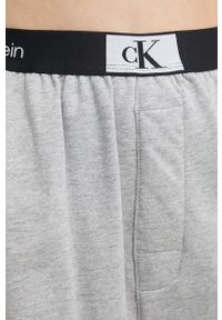 Calvin Klein Underwear spodnie bawełniane lounge kolor szary melanżowe. Kolor: szary. Materiał: bawełna. Wzór: melanż #2