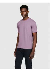 Sisley T-Shirt 3096S101J Fioletowy Regular Fit. Kolor: fioletowy. Materiał: bawełna #1