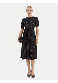 DKNY Sukienka codzienna DD1G3848 Czarny Regular Fit. Okazja: na co dzień. Kolor: czarny. Materiał: syntetyk. Typ sukienki: proste. Styl: casual #5
