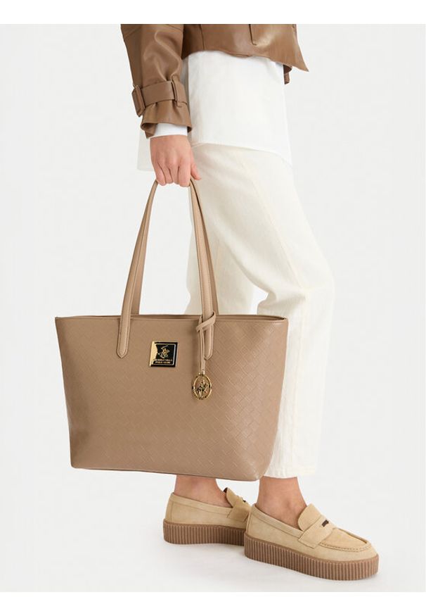 Beverly Hills Polo Club Torebka CEO-BHPC-L-008-09 Beżowy. Kolor: beżowy