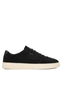 BOSS Sneakersy Kieran 50554611 Czarny. Kolor: czarny. Materiał: skóra, zamsz