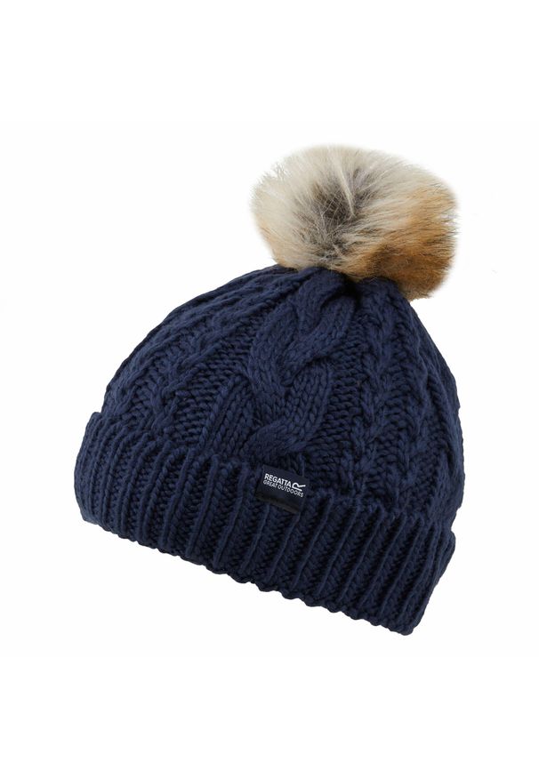 Regatta - Damska Czapka Lovella VI Beanie. Kolor: niebieski. Styl: sportowy