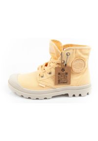 Buty sportowe za kostkę damskie Palladium Pampa Hi. Wysokość cholewki: za kostkę. Kolor: pomarańczowy. Materiał: jeans
