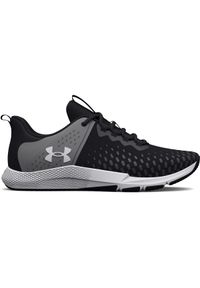 Buty do biegania męskie Under Armour Charged Engage 2. Zapięcie: sznurówki. Kolor: wielokolorowy, szary. Materiał: materiał, tkanina, syntetyk. Szerokość cholewki: normalna