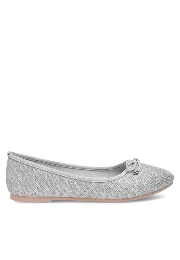 Jenny - Baleriny JENNY. Kolor: srebrny