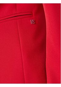 Hugo - HUGO Marynarka Agonia-1 50539976 Czerwony Slim Fit. Kolor: czerwony. Materiał: syntetyk #4