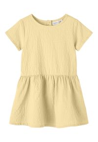 Name it - NAME IT Sukienka 13216753 Żółty Regular Fit. Kolor: żółty. Materiał: bawełna #1
