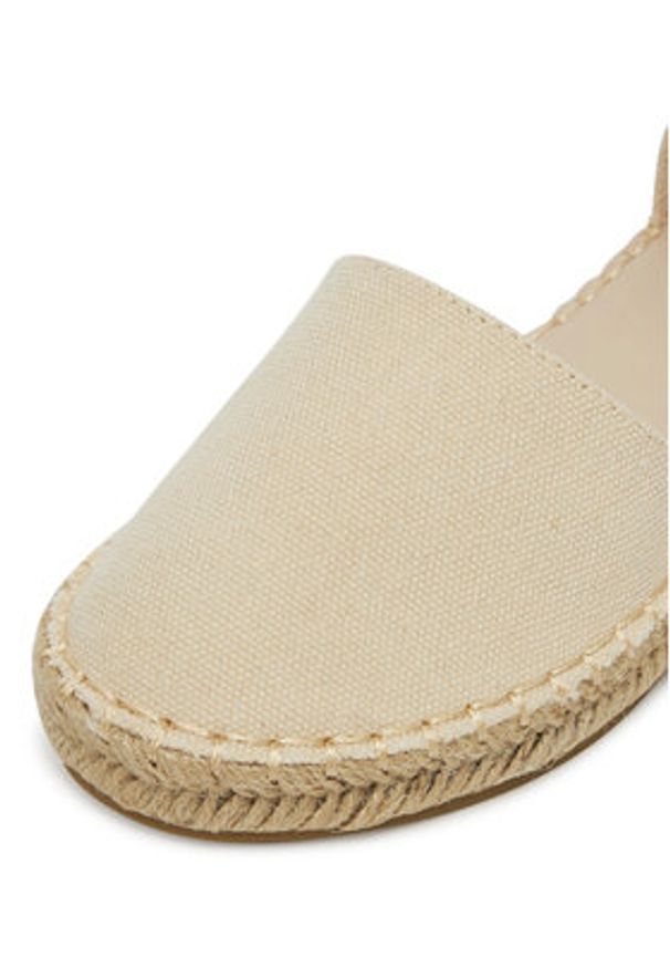 DeeZee Espadryle E8265-6 Beżowy. Kolor: beżowy. Materiał: materiał