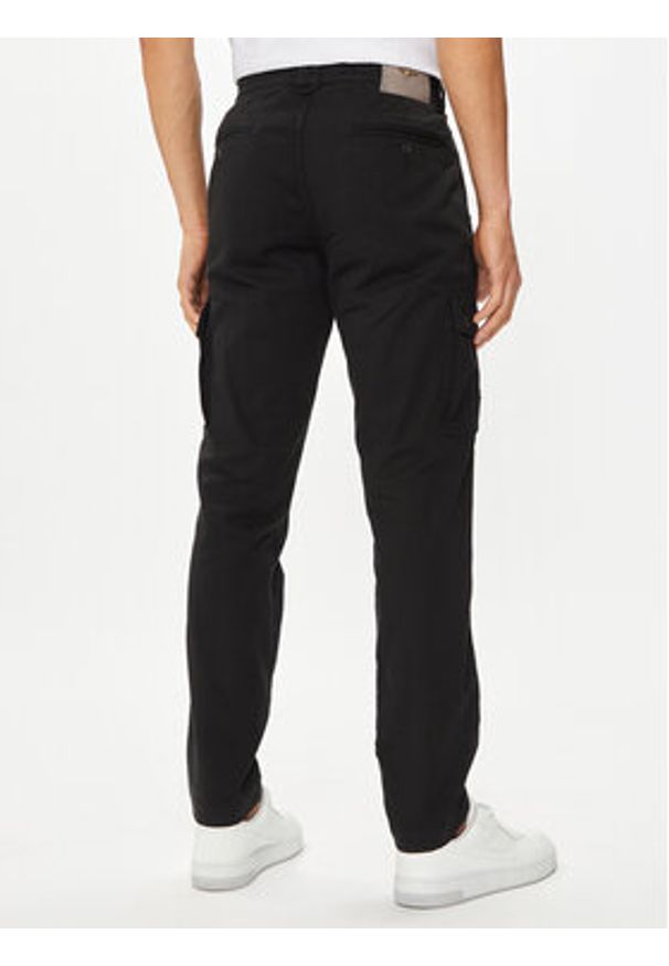 Aeronautica Militare Spodnie cargo 241PA1598CT3294 Czarny Regular Fit. Kolor: czarny. Materiał: bawełna