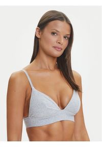Hunkemöller Biustonosz braletka 302031 Szary. Kolor: szary. Materiał: bawełna