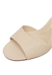 Gino Rossi - GINO ROSSI Sandały C-LT51-38 Beżowy jasny. Kolor: beżowy. Materiał: skóra #5