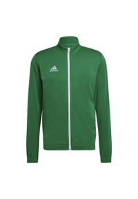 Adidas - Bluza piłkarska męska adidas Entrada 22 Track Jacket. Kolor: biały, wielokolorowy, zielony. Materiał: materiał. Sport: piłka nożna #2
