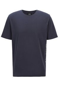 BOSS - Boss Koszulka piżamowa Identity Rn 50442645 Granatowy Regular Fit. Kolor: niebieski. Materiał: bawełna #4