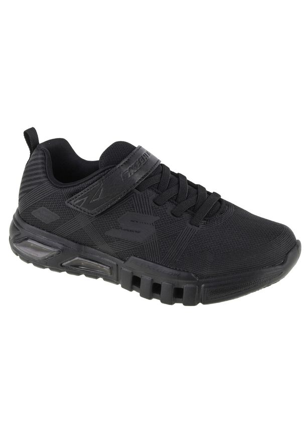 skechers - Buty do chodzenia chłopięce, Skechers Flex-Glow. Kolor: czarny. Model: Skechers Sport. Sport: turystyka piesza