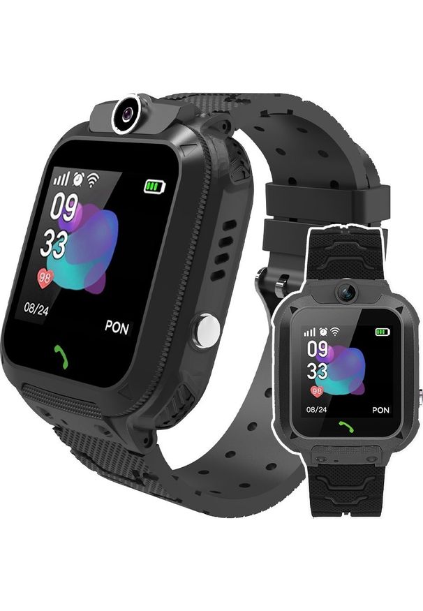 CALMEAN - Smartwatch Calmean Child Watch Easy, IP67, czarny. Rodzaj zegarka: smartwatch. Kolor: czarny
