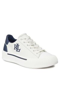Lauren Ralph Lauren Sneakersy 802925360001 Biały. Kolor: biały. Materiał: skóra #1