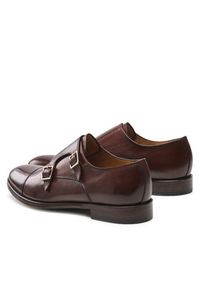 Lord Premium Półbuty Double Monks 5502 Brązowy. Kolor: brązowy. Materiał: skóra #5
