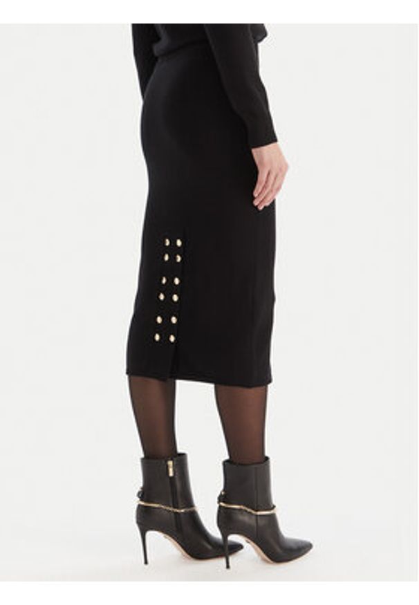 Fracomina Spódnica ołówkowa FR25WG4004K55601 Czarny Slim Fit. Kolor: czarny. Materiał: syntetyk