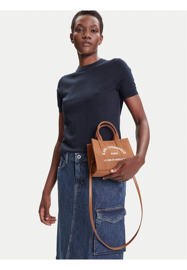 Karl Lagerfeld - KARL LAGERFELD Torebka A3W50118 Brązowy. Kolor: brązowy