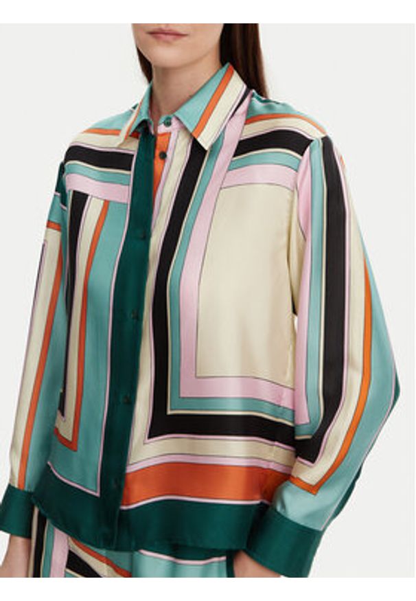 Weekend Max Mara Koszula Formia 2515111031 Kolorowy Relaxed Fit. Materiał: jedwab. Wzór: kolorowy