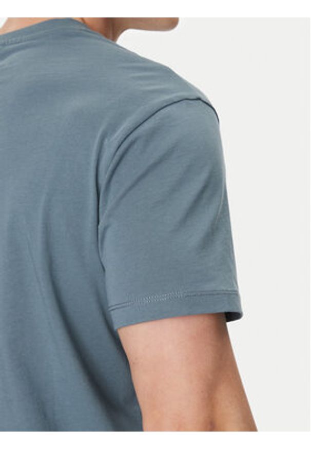 Napapijri T-Shirt S-Buti NP0A4INM Niebieski Regular Fit. Kolor: niebieski. Materiał: bawełna
