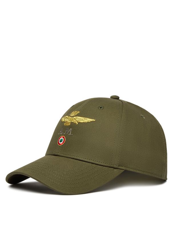 Aeronautica Militare Czapka z daszkiem 261HA1100UCT02848 Zielony. Kolor: zielony. Materiał: bawełna