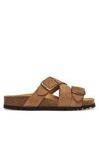 Klapki Scholl. Kolor: brązowy #1