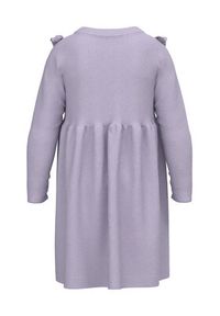 Name it - NAME IT Sukienka codzienna 13205674 Fioletowy Regular Fit. Okazja: na co dzień. Kolor: fioletowy. Materiał: bawełna. Typ sukienki: proste. Styl: casual #3