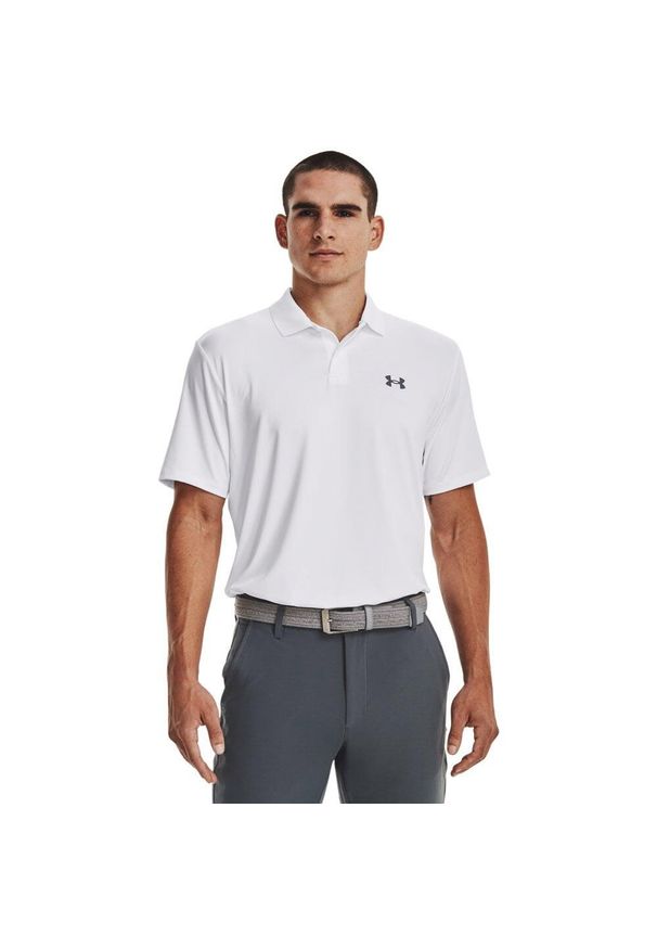 Koszulka polo męska Under Armour Matchplay Polo. Typ kołnierza: polo. Kolor: biały
