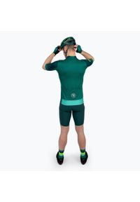 ENDURA - Koszulka rowerowa męska Endura FS260 Print S/S. Kolor: zielony. Wzór: nadruk. Sport: kolarstwo